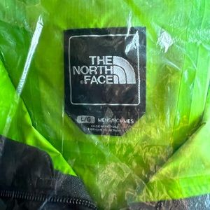 New North Face Rain Jacket Dark gray / green